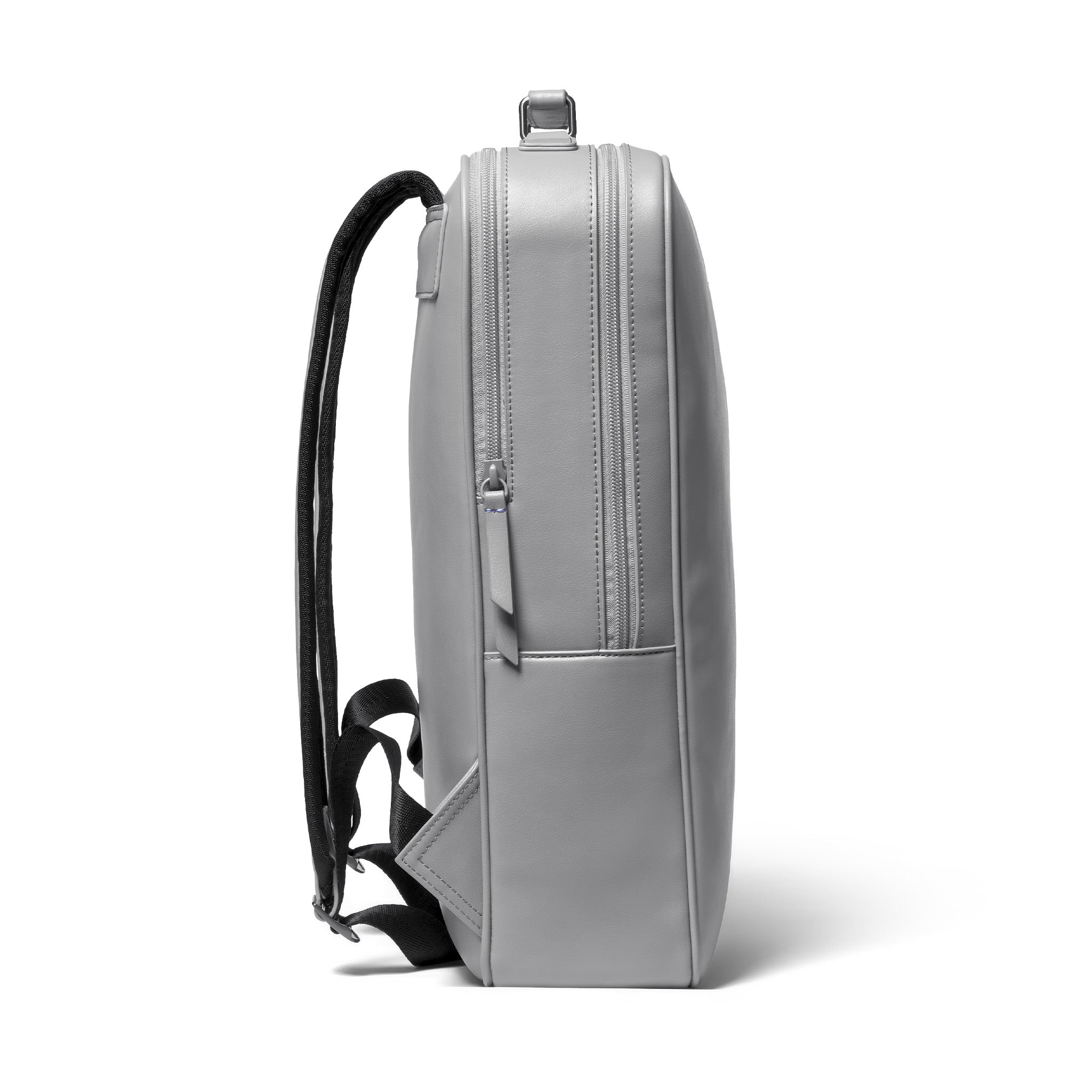 Minimalist Backpack Cactus Leather Light Grey - Lilienthal Berlin