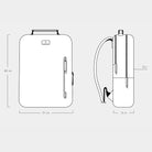 Minimalist Backpack Cactus Leather Sand - Lilienthal Berlin