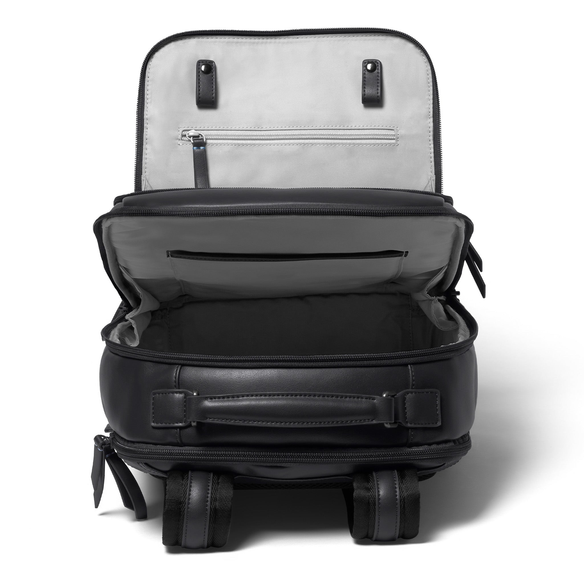 Essential Backpack Cactus Leather Black - Lilienthal Berlin