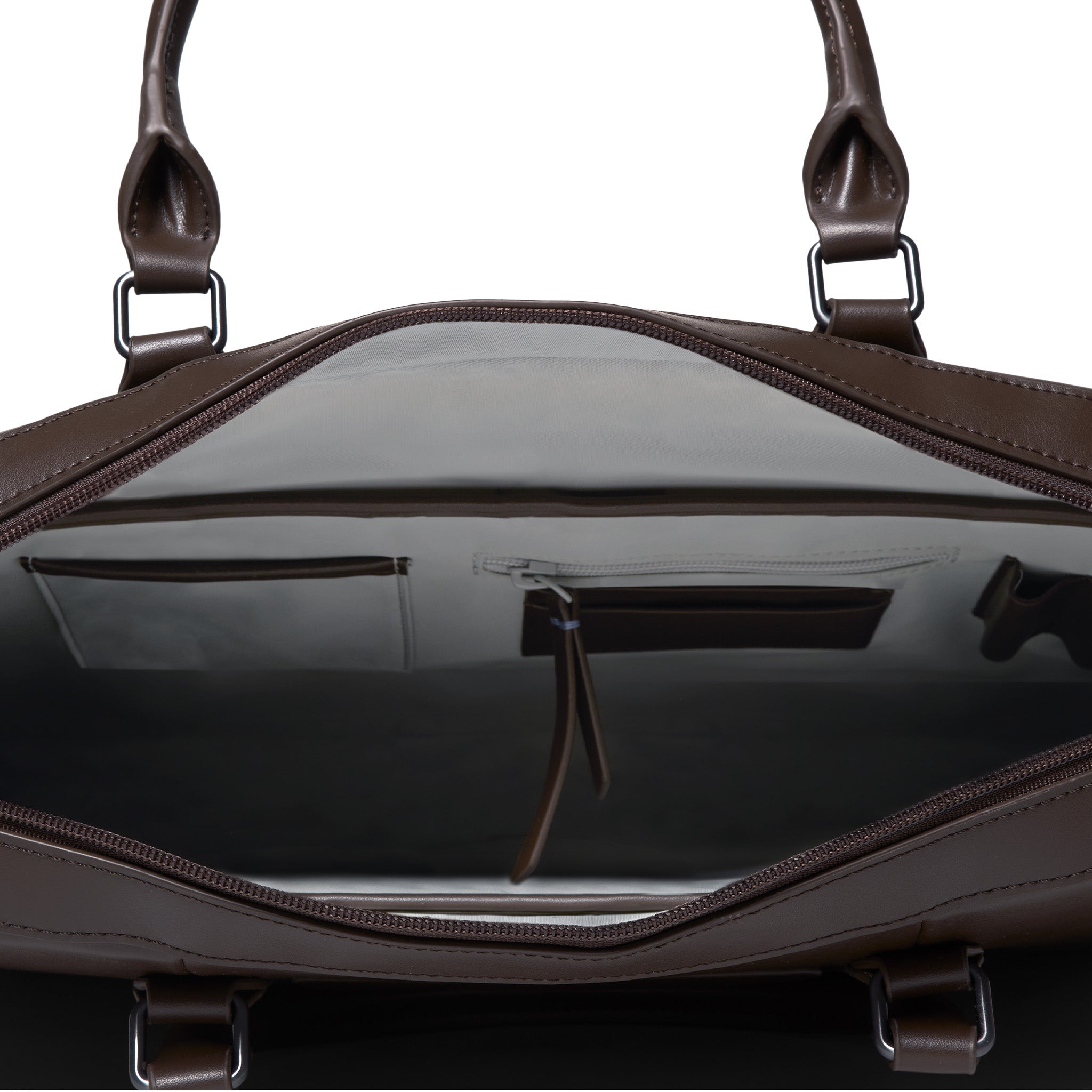 Classic Briefcase Cactus Leather Dark Brown - Lilienthal Berlin
