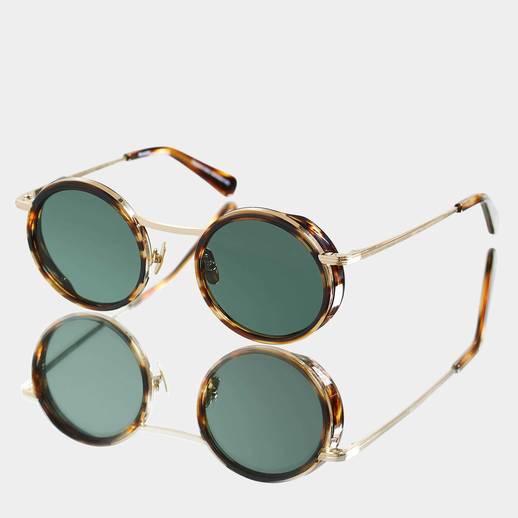 Chillwave – Brushed Gold Tortoise / Green