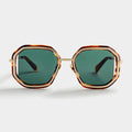 Deep Disco Gold Tortoise Green - Lilienthal Berlin
