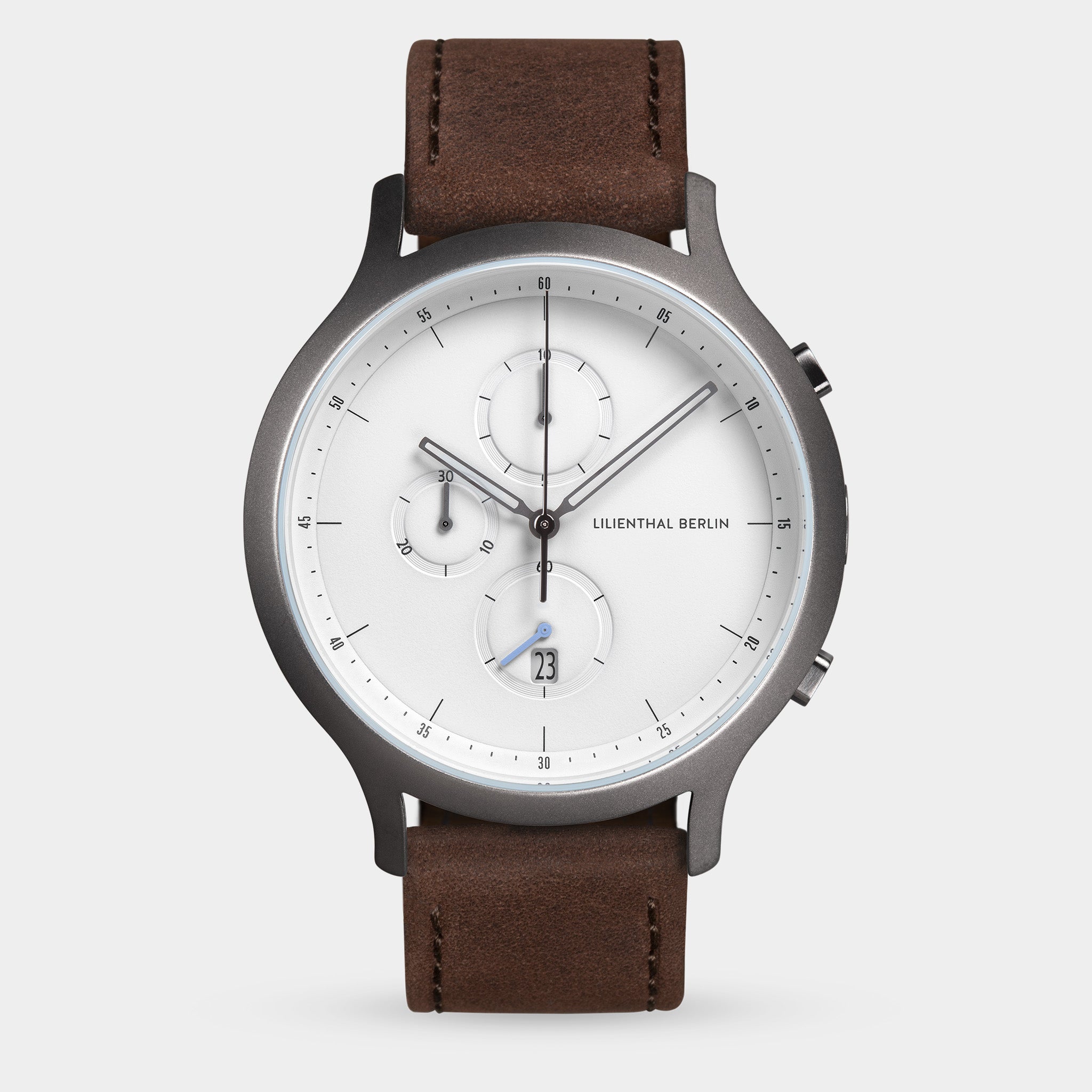 Chronograph – Dark Silver White