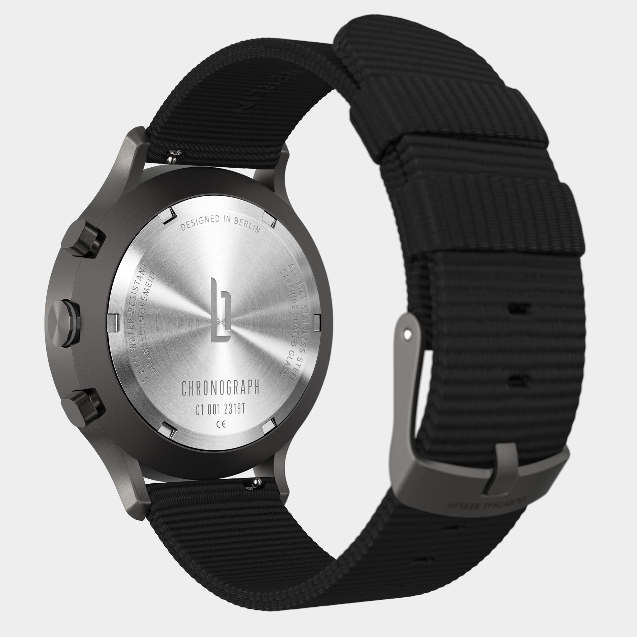 Chronograph – Dark Silver White