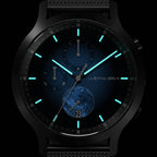 Chronograph Meteorite – Blue Flare