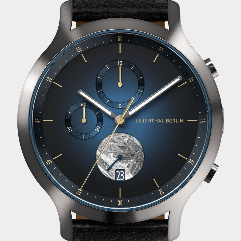 Chronograph Meteorite – Midnight Gold