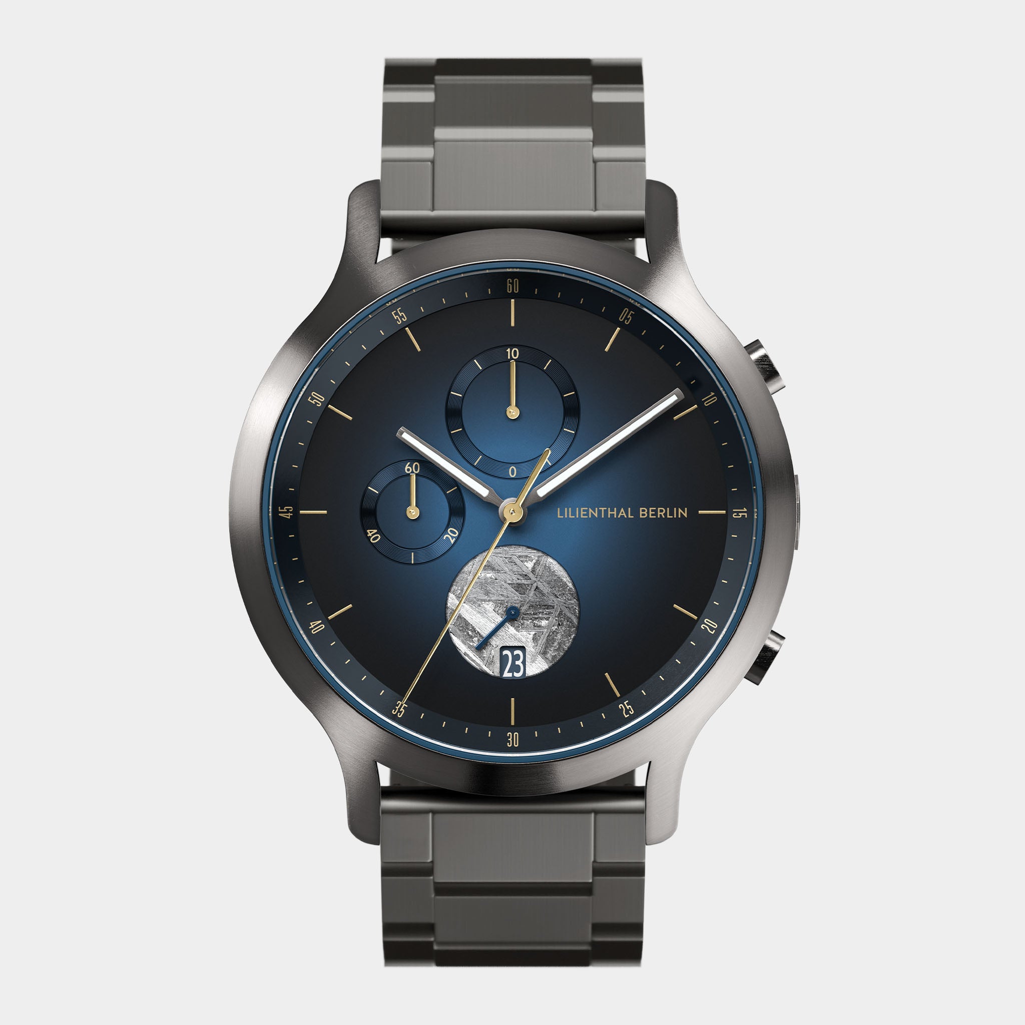 Chronograph Meteorite – Midnight Gold
