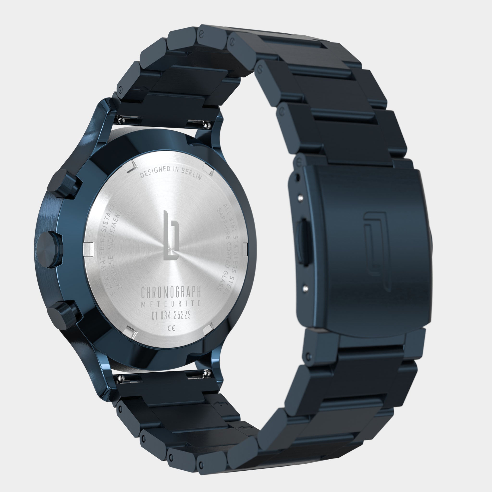 Chronograph Meteorite – Stellar Blue