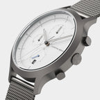 Chronograph – Dark Silver White