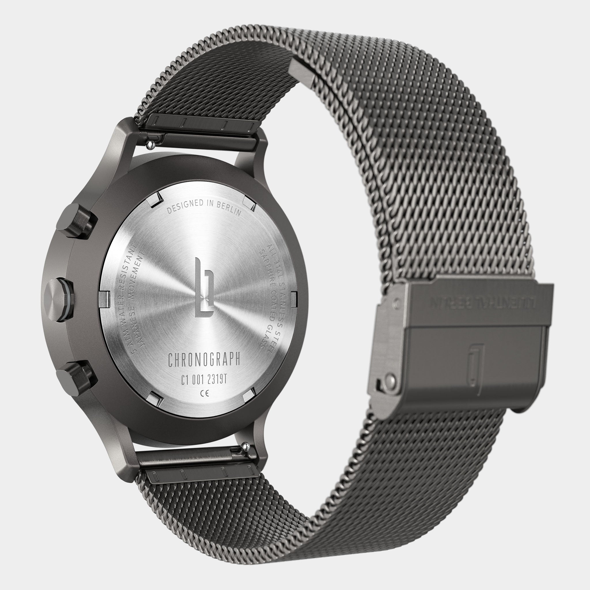 Chronograph – Dark Silver White