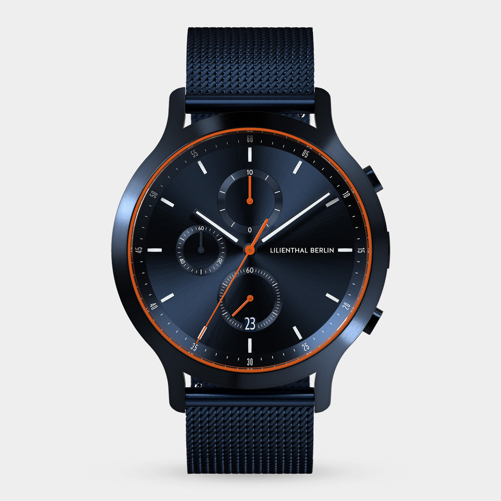 Chronograph – Blue Orange