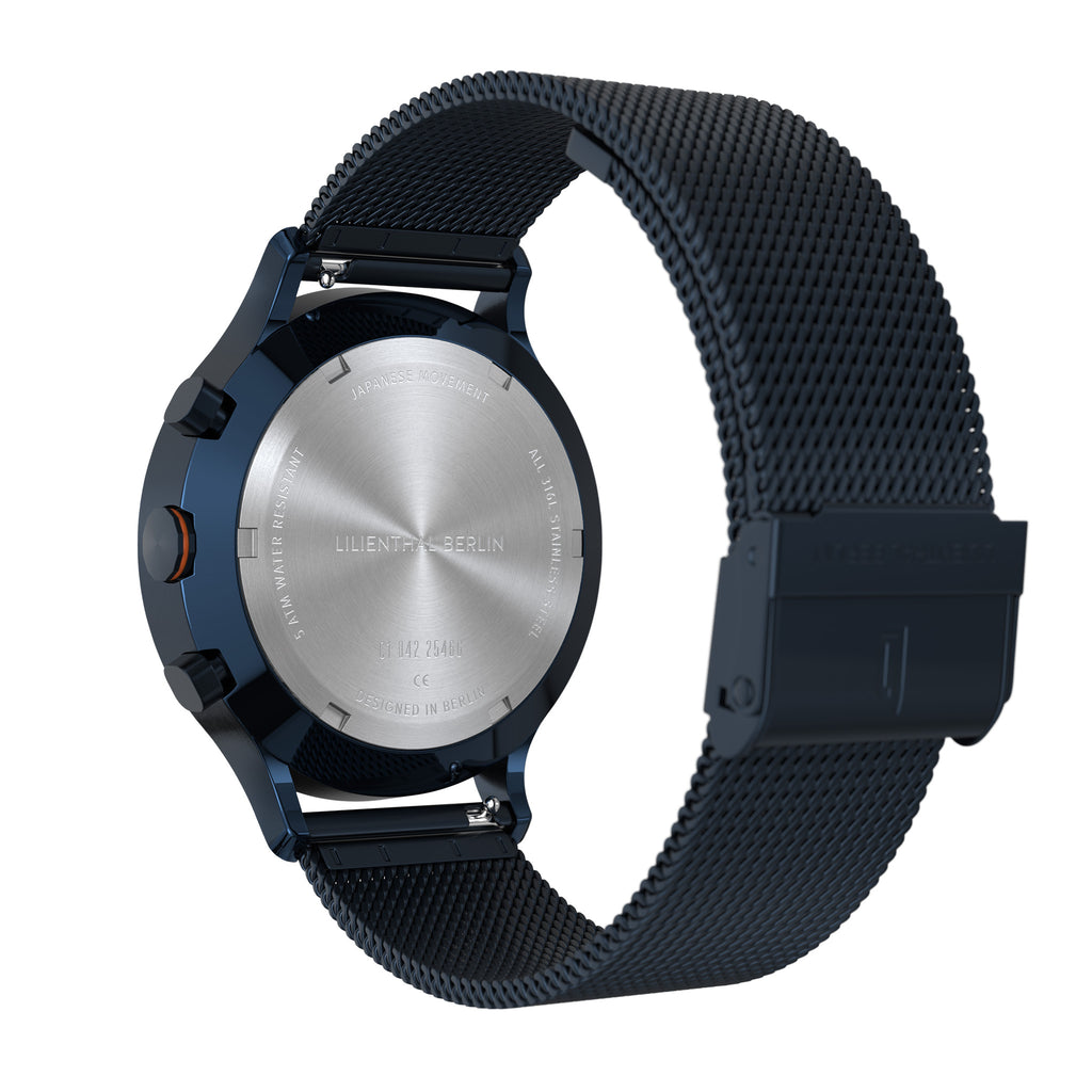 Chronograph – Blue Orange