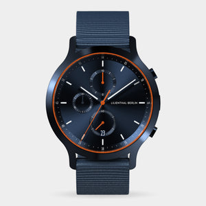 Chronograph – Blue Orange