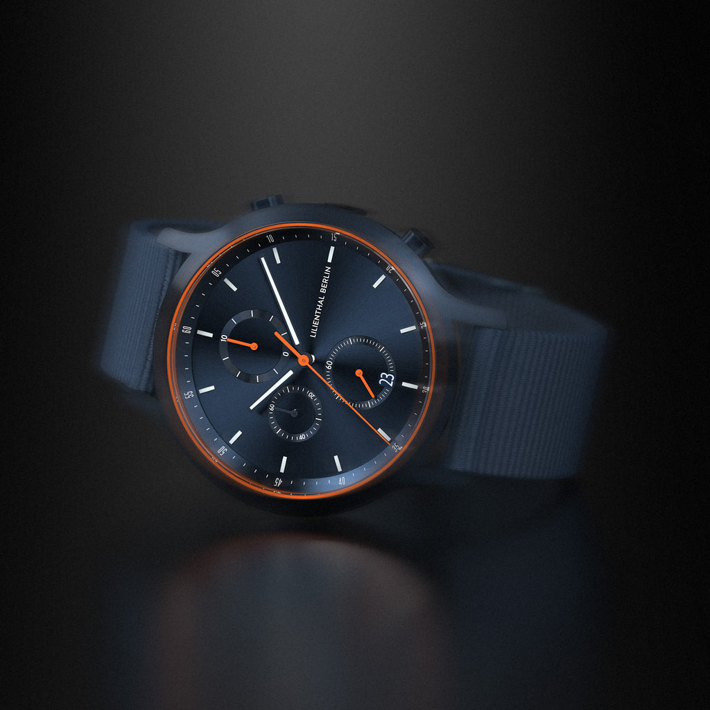 Chronograph – Blue Orange