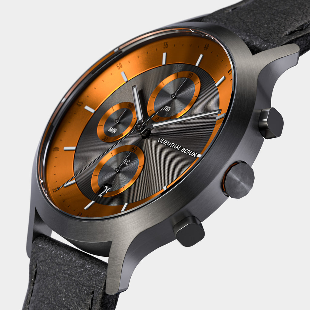 Chronograph LP – Dark Silver Orange