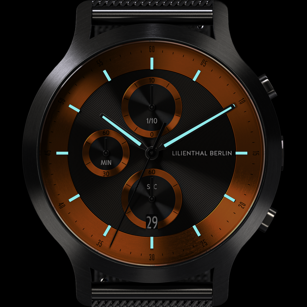 Chronograph LP – Dark Silver Orange