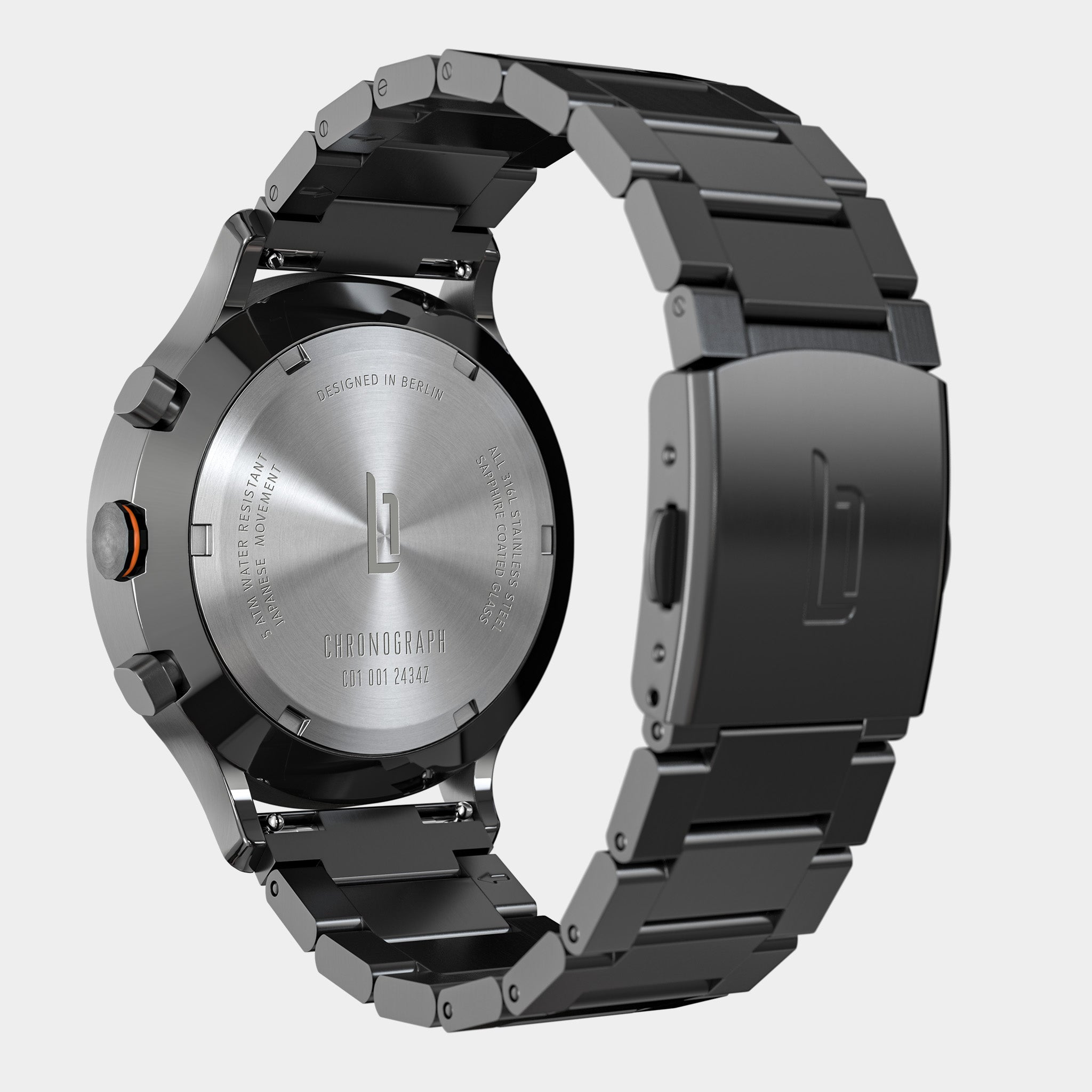 Chronograph LP – Dark Silver Orange