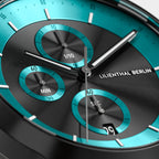 Chronograph LP – Black Cyan