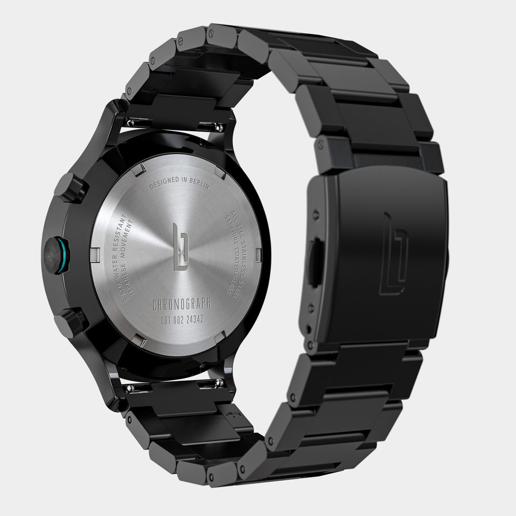 Chronograph LP – Black Cyan