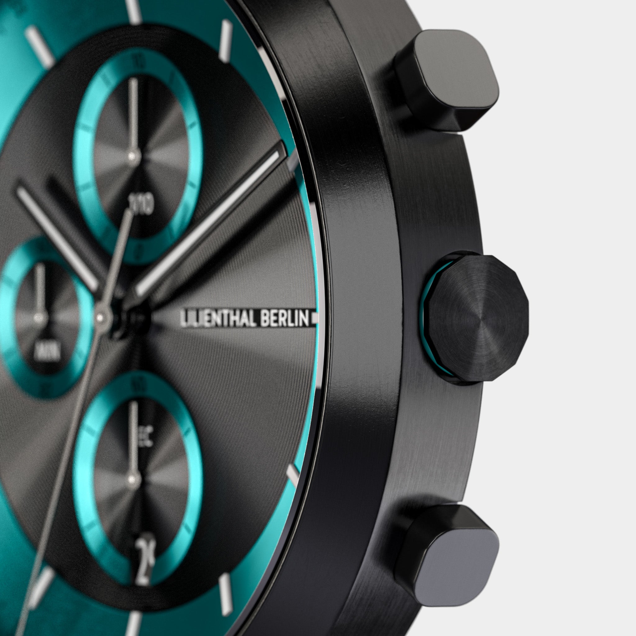 Chronograph LP – Black Cyan