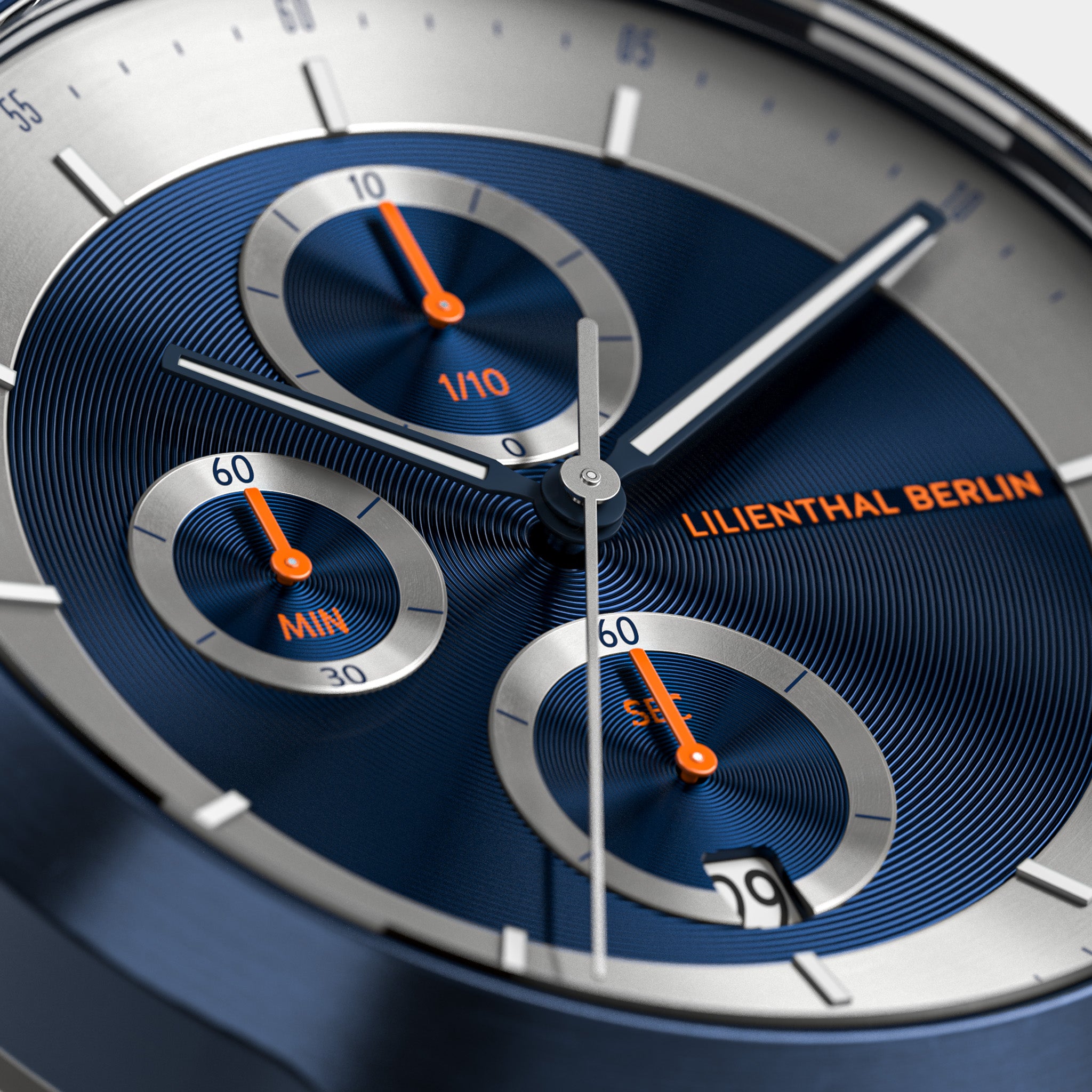 Chronograph LP – Blue Silver