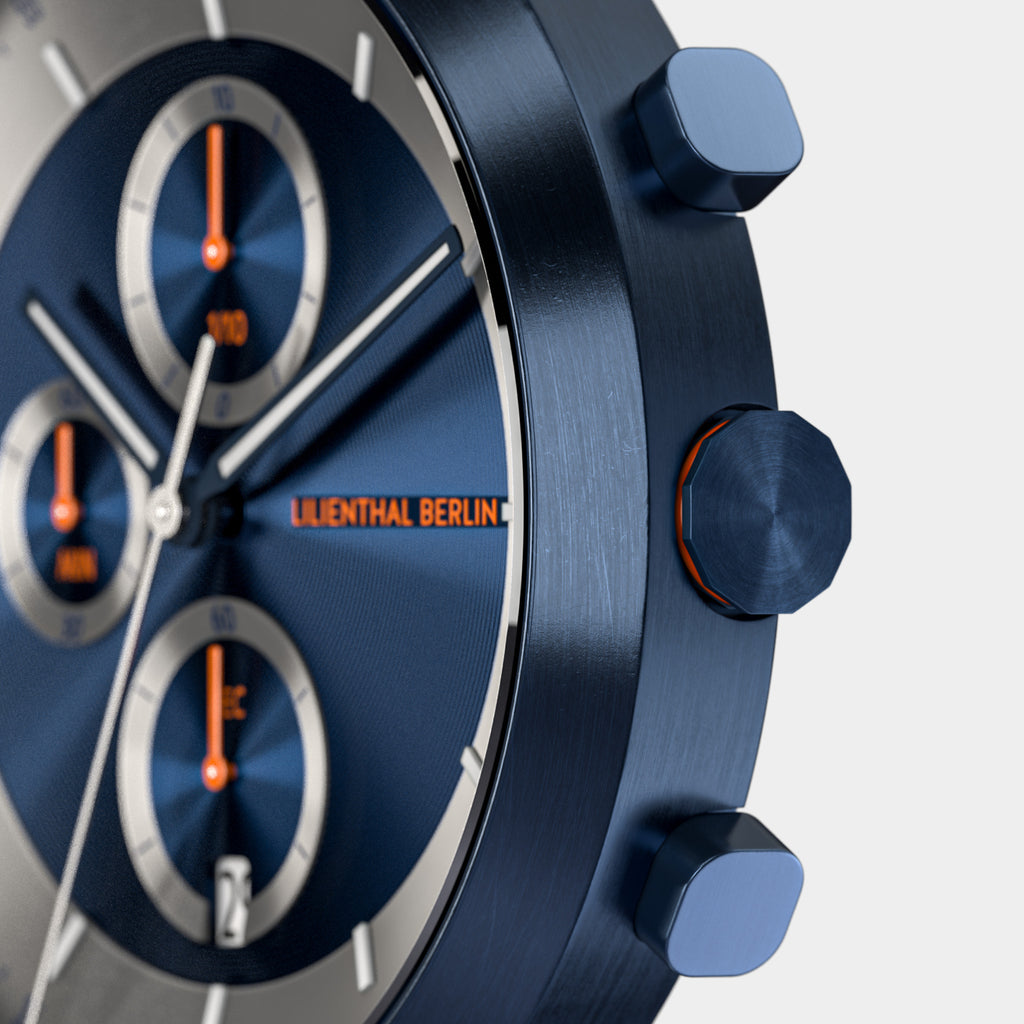 Chronograph LP – Blue Silver