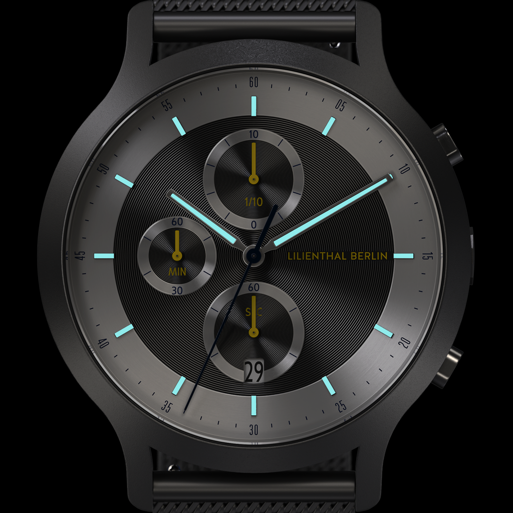 Chronograph LP – Dark Silver White