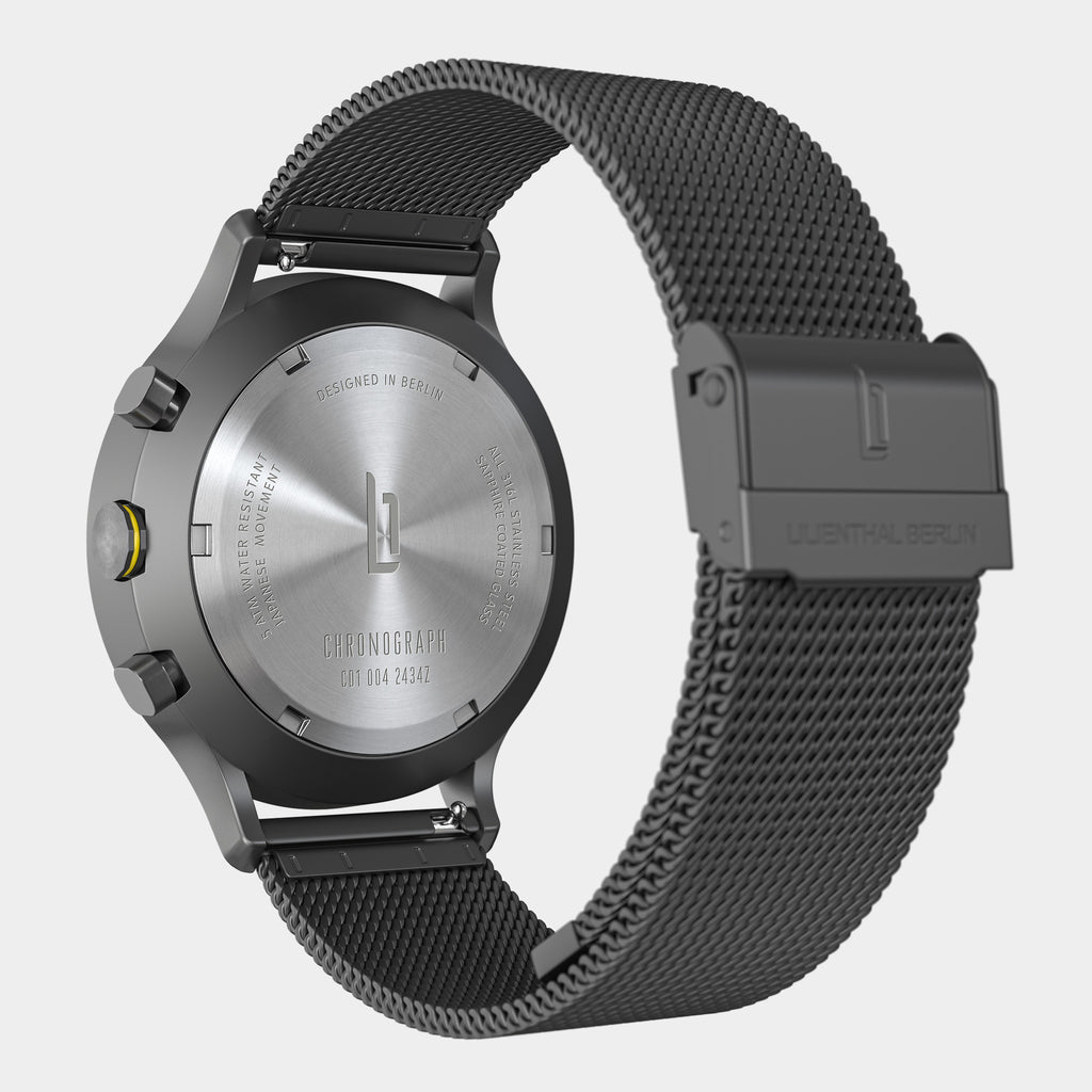 Chronograph LP – Dark Silver White