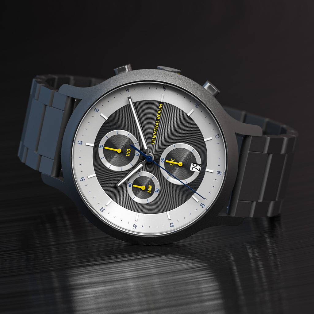 Chronograph LP – Dark Silver White