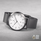 Huxley – Dark Silver White