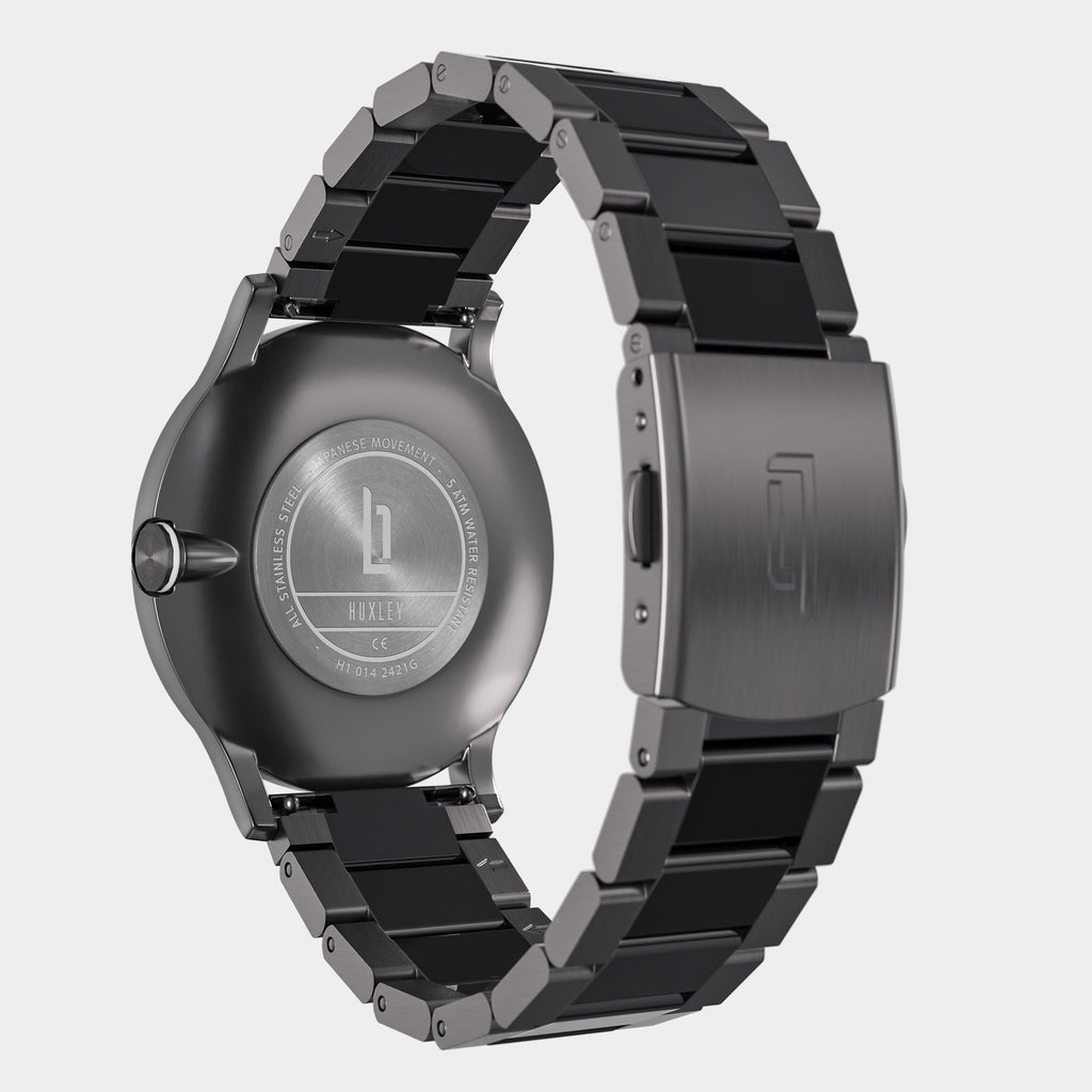 Huxley – Dark Silver White