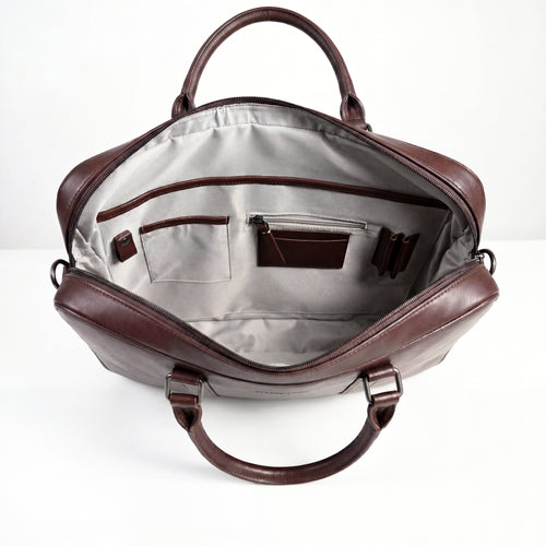 Virtuoso Classic Briefcase – Dark Brown