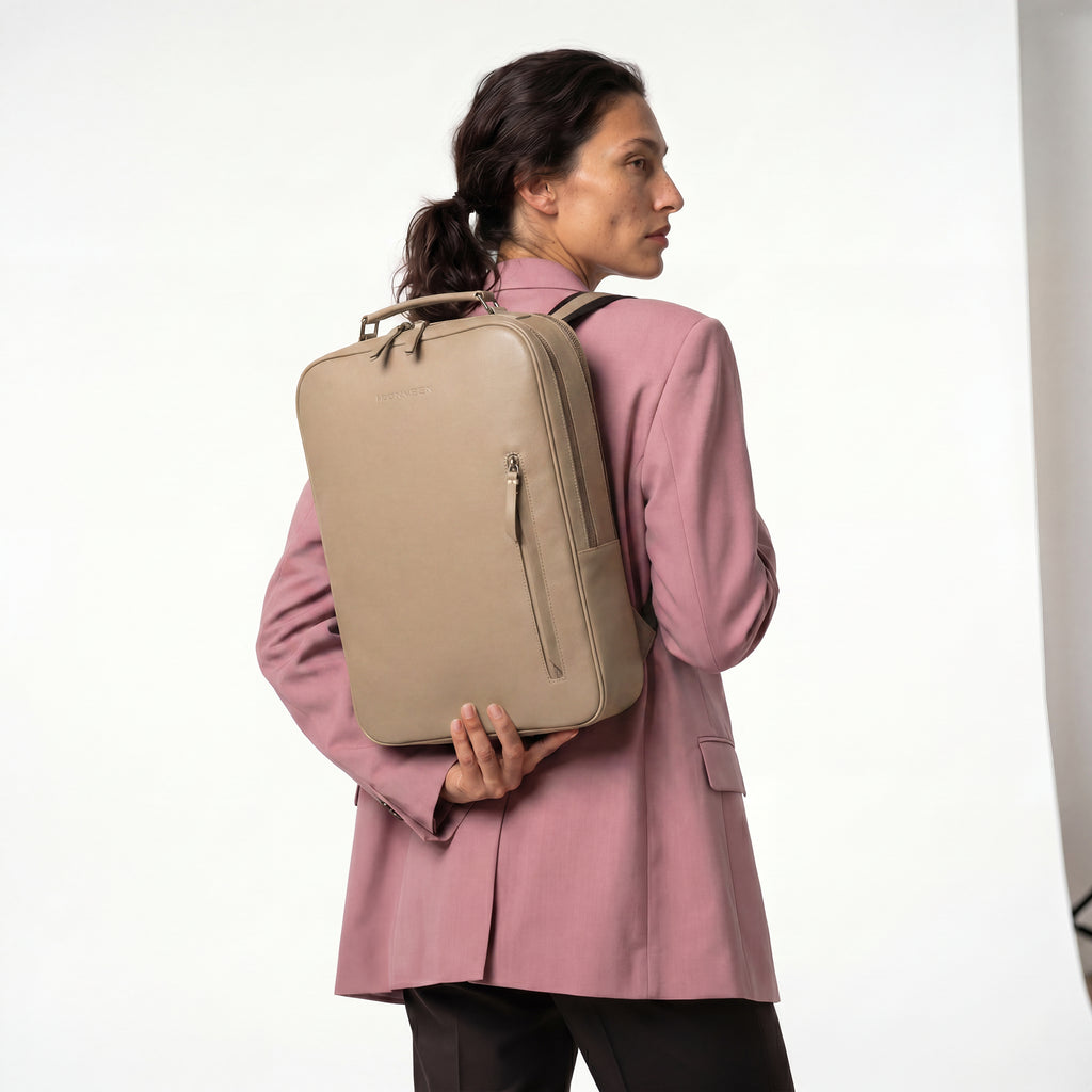 Virtuoso Minimalist Backpack – Sand