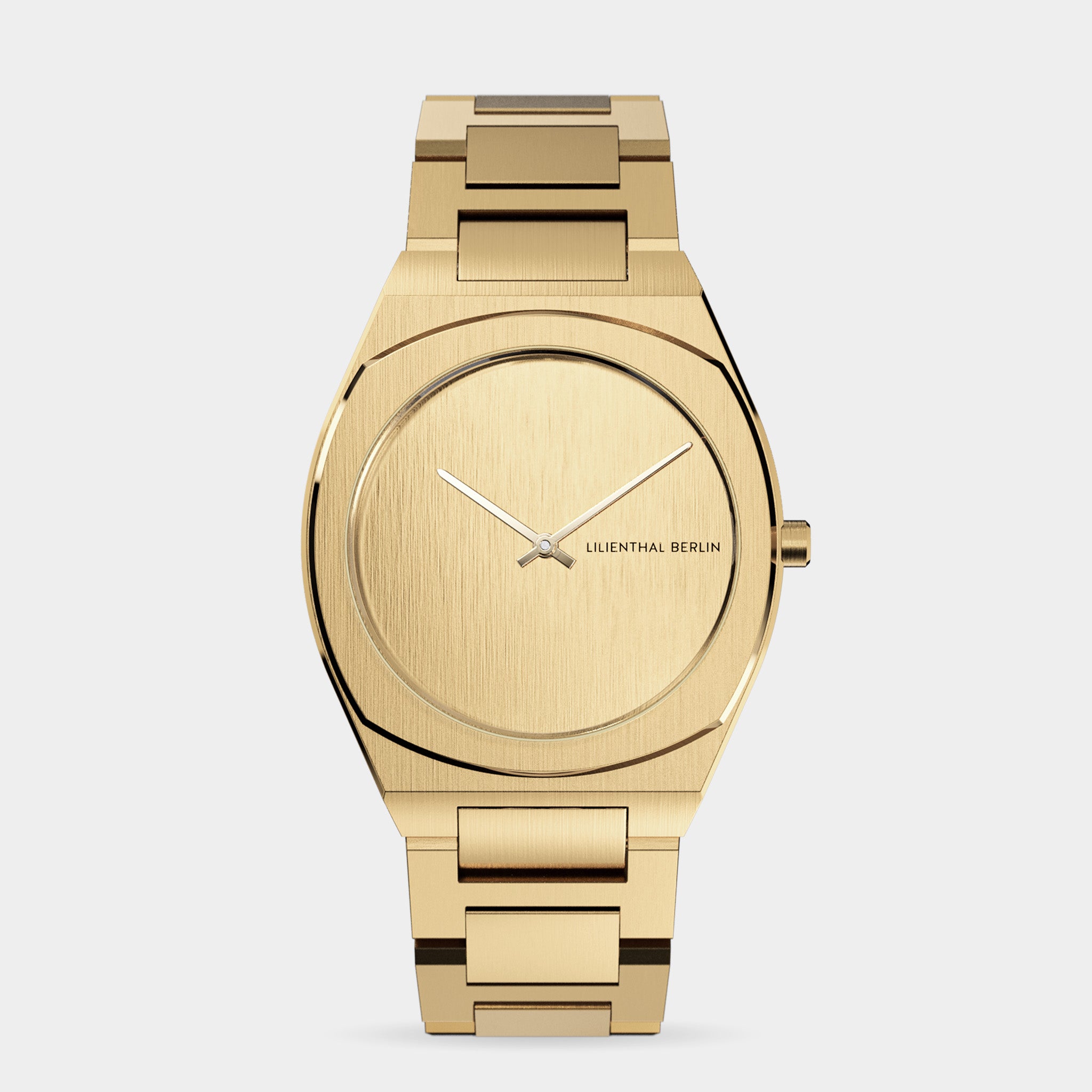 Nuvora – Watch – Gold – Stainless Steel Linked – Lilienthal Berlin
