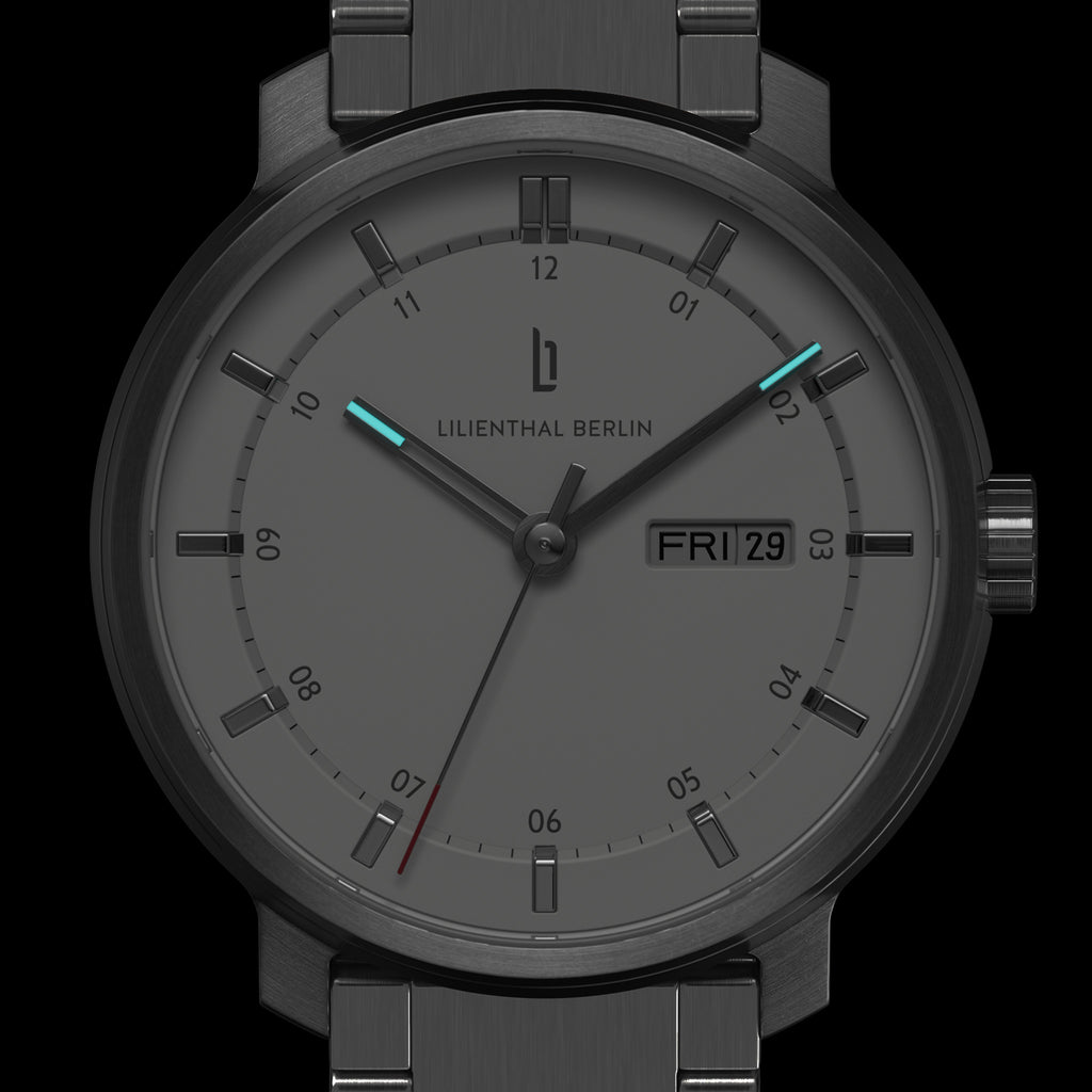 Neolux Day Date Silver White - Lilienthal Berlin