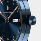 Neolux Day Date – Blue Rose Gold