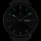 Neolux Day Date – Black Blue