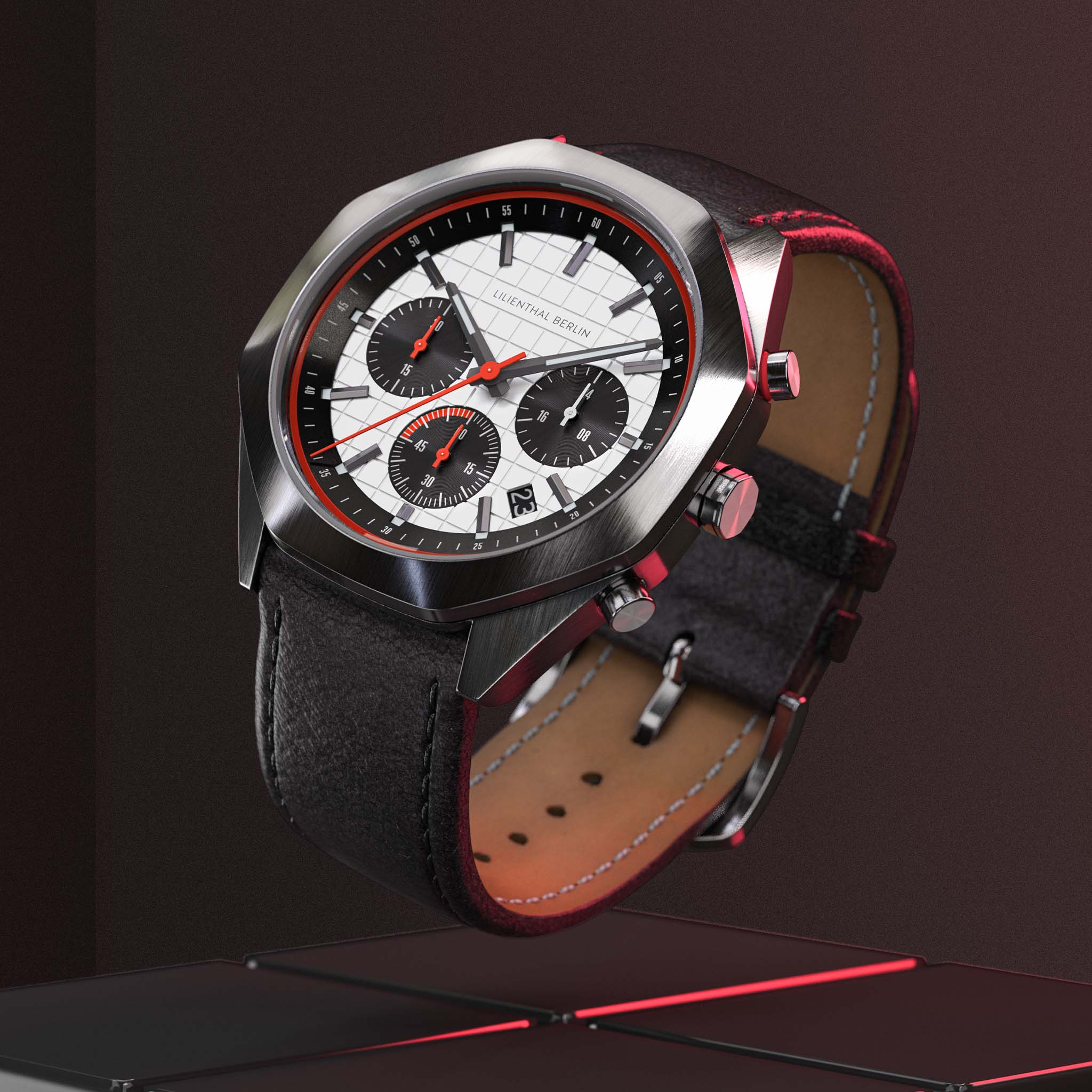 Octachrono – Silver Red