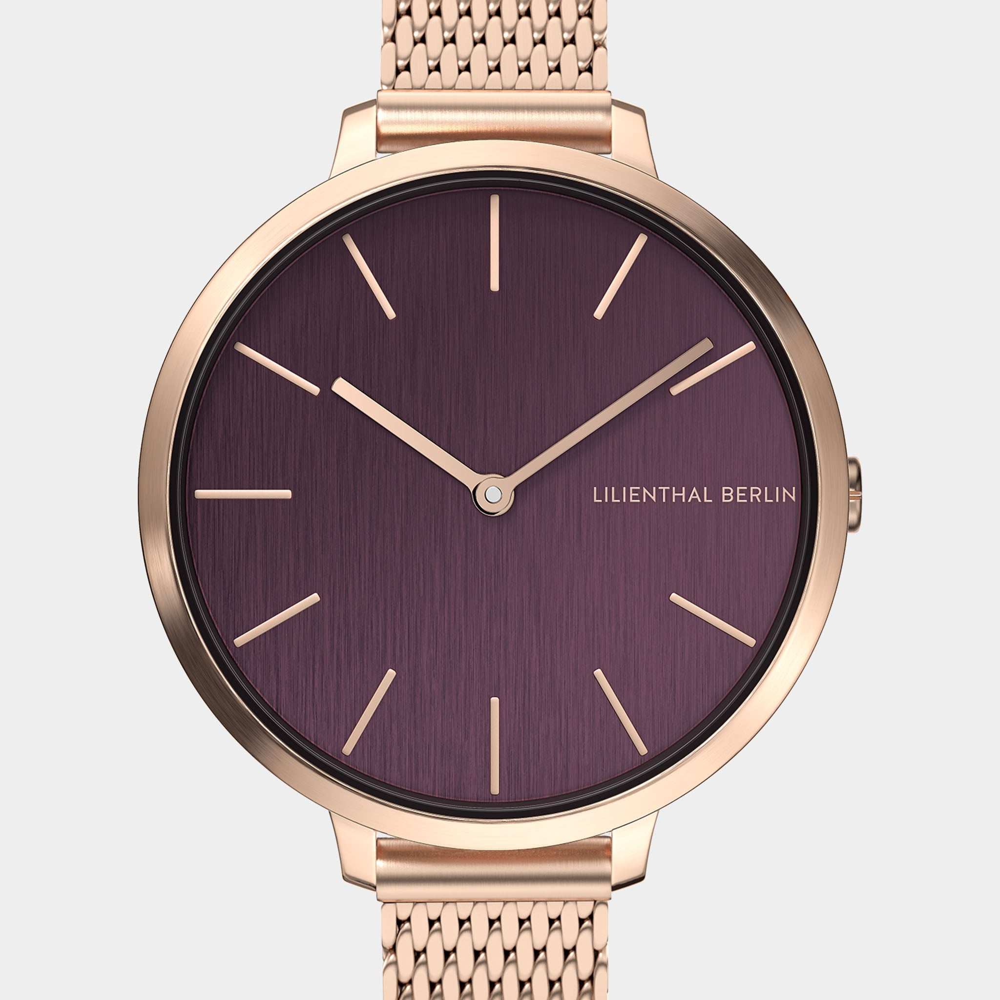 Rosalux Rosegold Burgundy Mesh Rose gold Brushed – Lilienthal Berlin