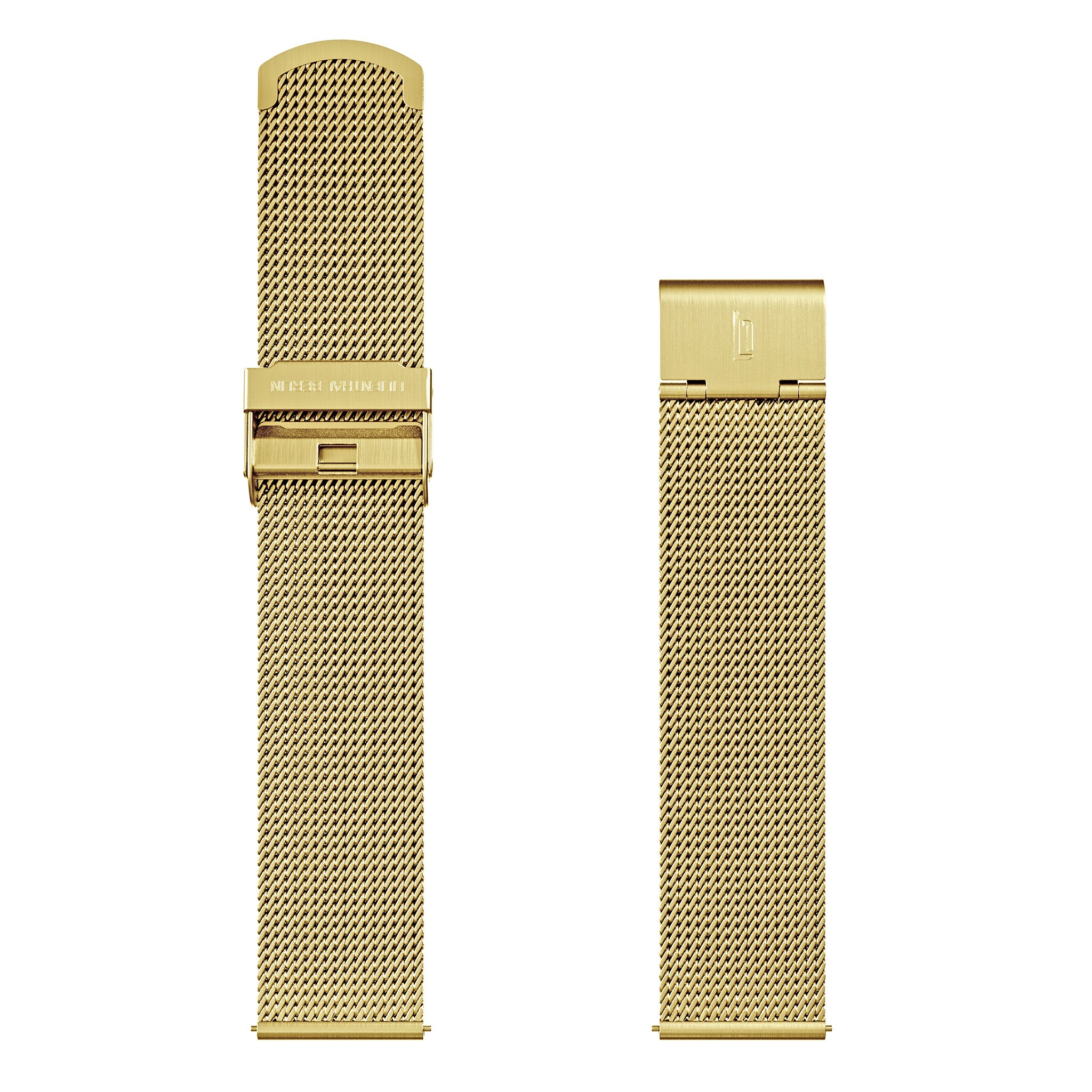 Mesh Strap – Gold Brushed