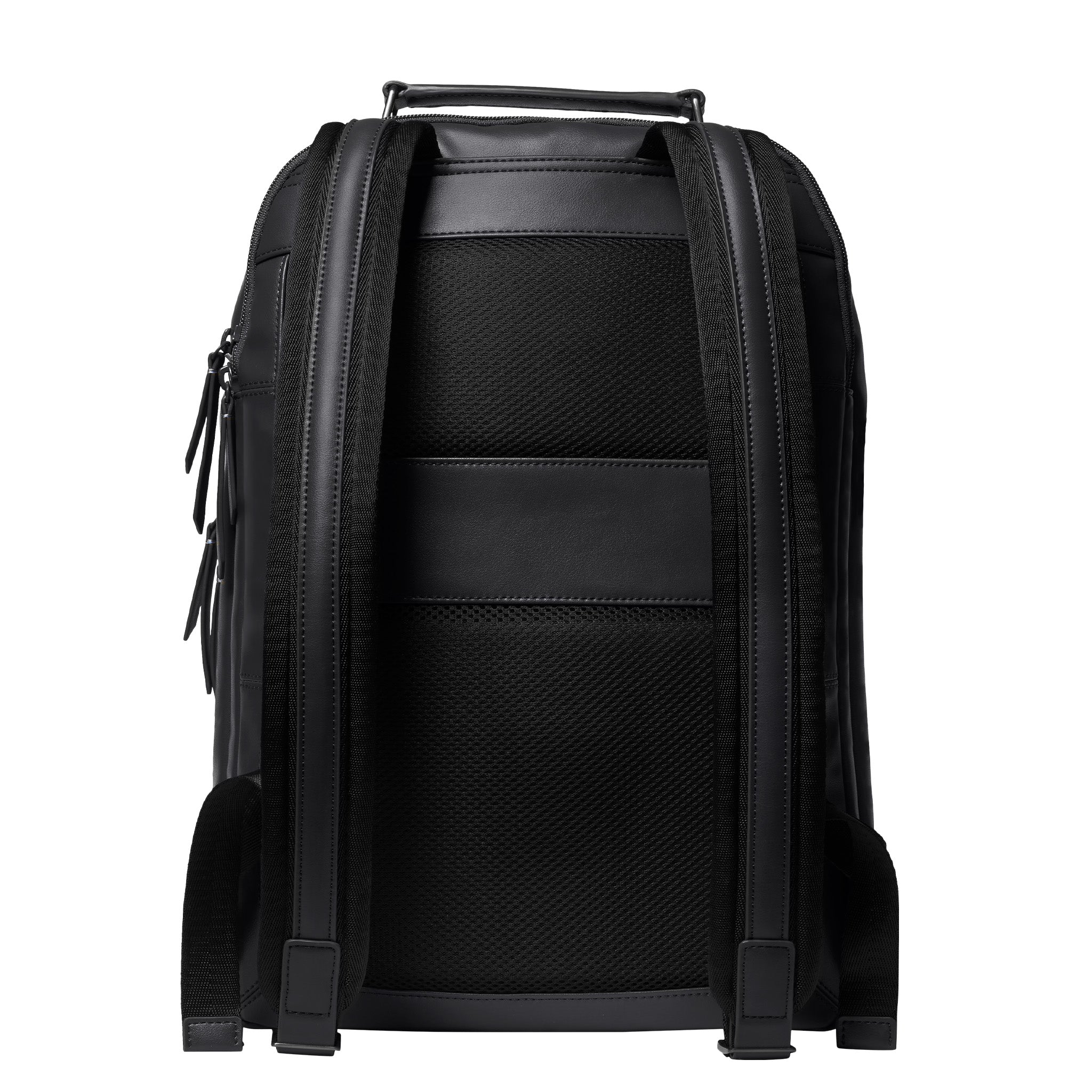 Essential Backpack Cactus Leather Black - Lilienthal Berlin