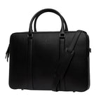 Classic Briefcase Cactus Leather Black - Lilienthal Berlin