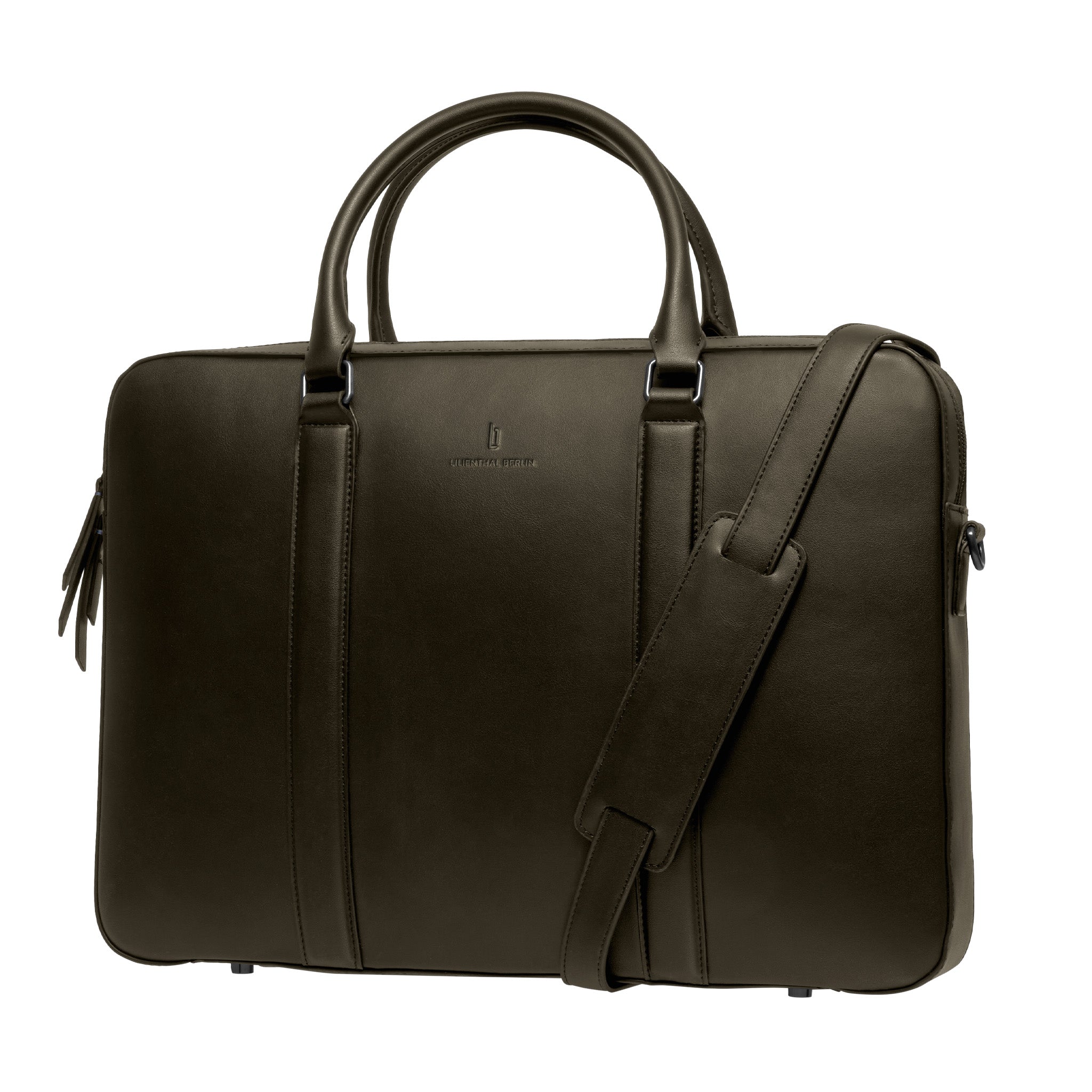 Virtuoso Classic Briefcase – Khaki – Lilienthal Berlin