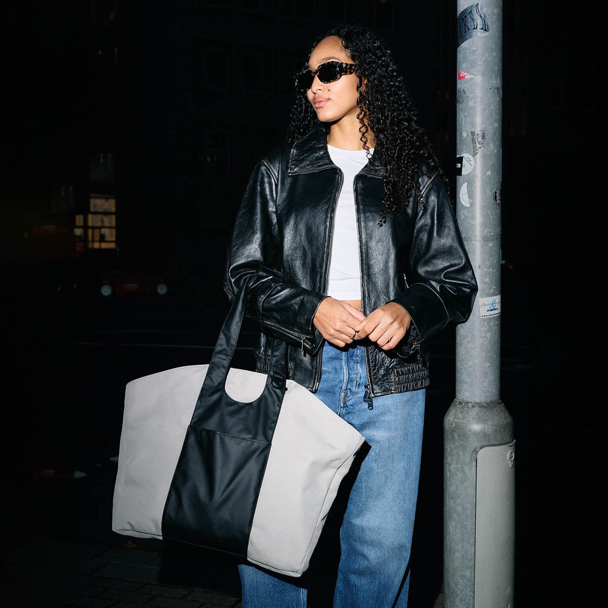 Tote Bag Recycled Polyester Olive Green - Lilienthal Berlin