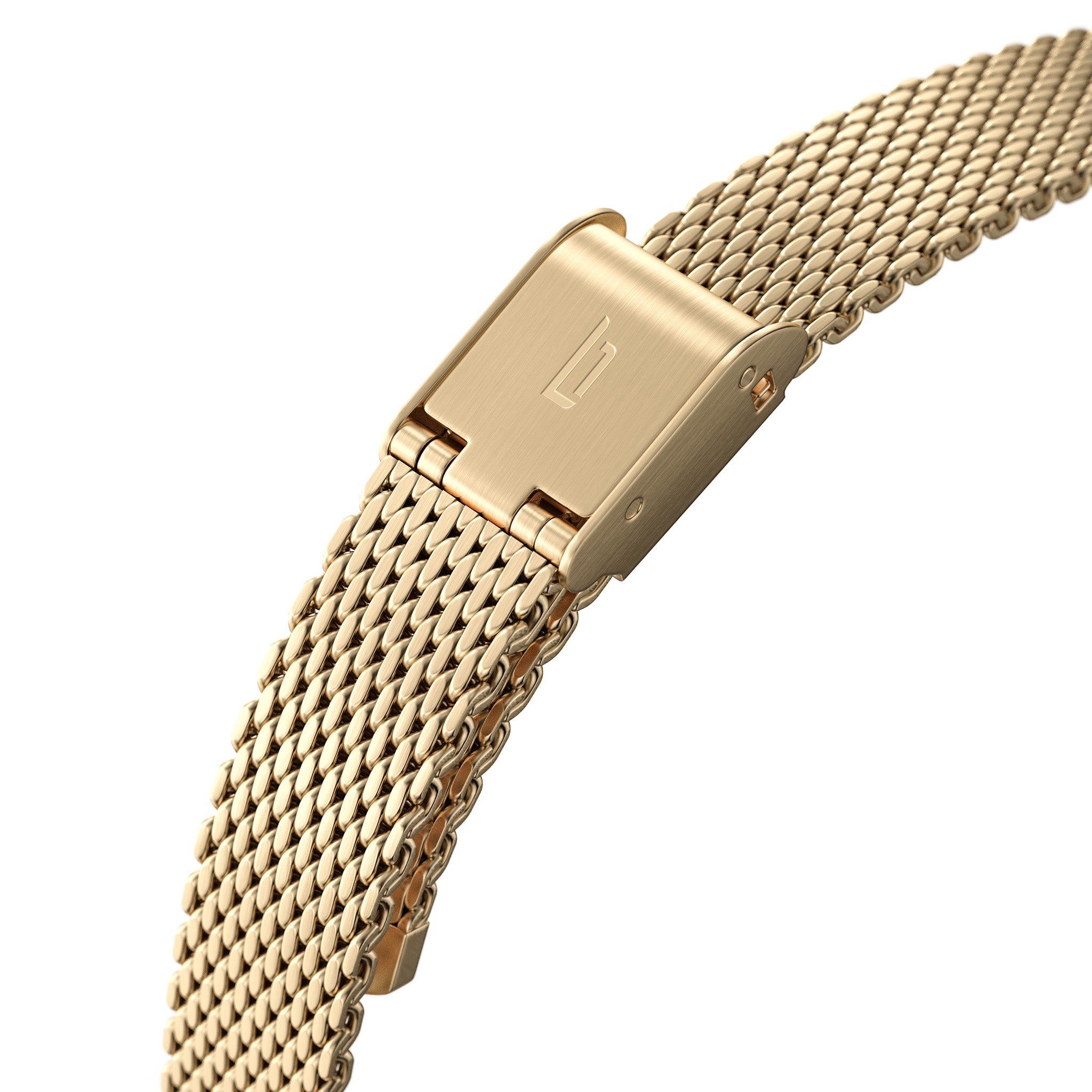 Mesh Strap – Gold Brushed