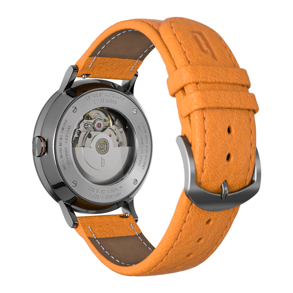 Zeitgeist Automatik Dark Silver Orange - Lilienthal Berlin