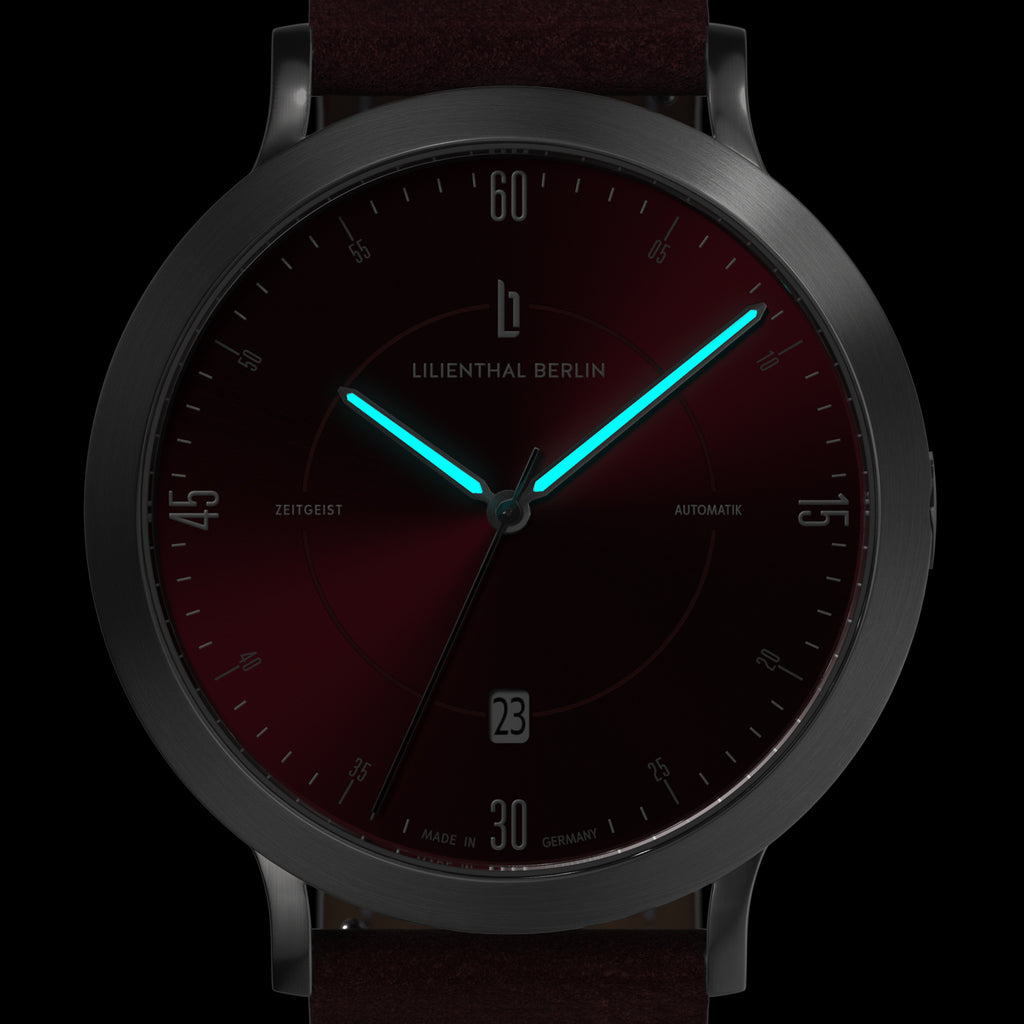 Zeitgeist Automatik Silver Bordeaux - Lilienthal Berlin